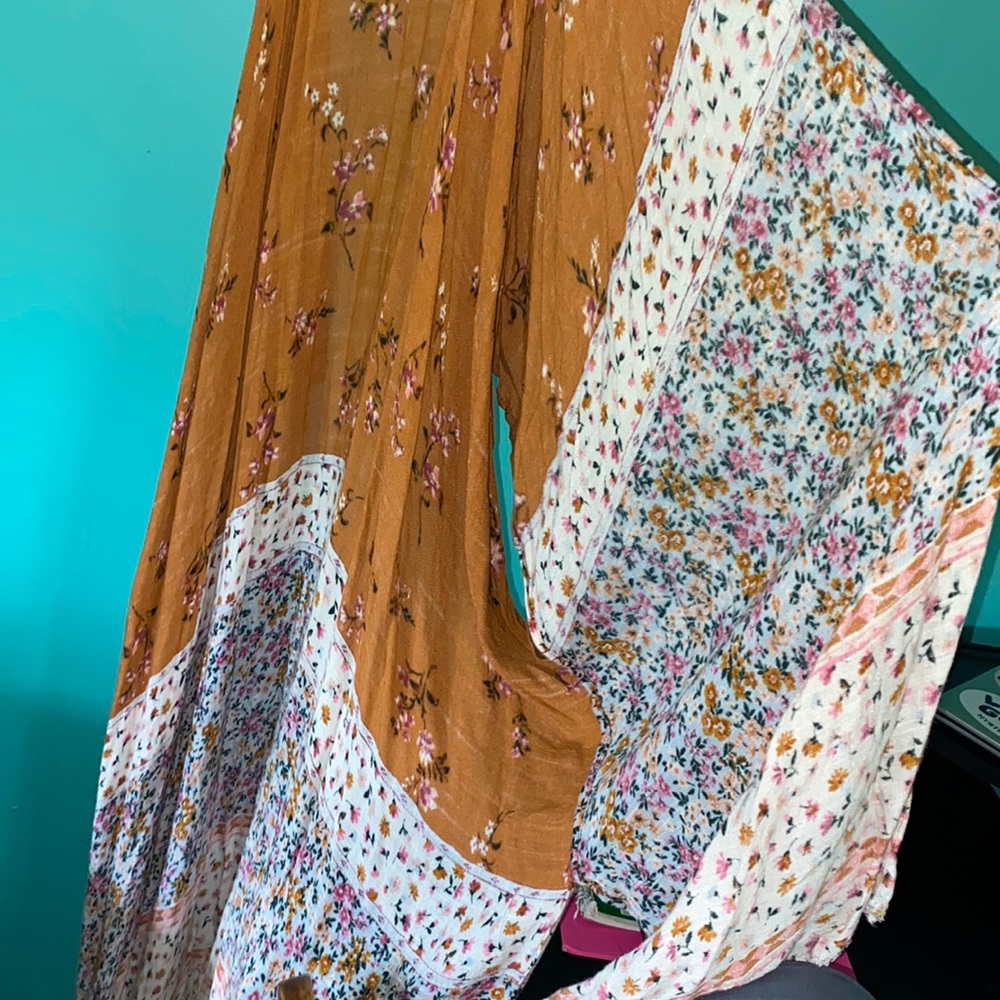 American eagle floral kimono
